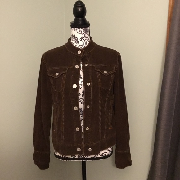 Gap Brown Stretch Corduroy Jacket - Size M - Picture 2 of 3
